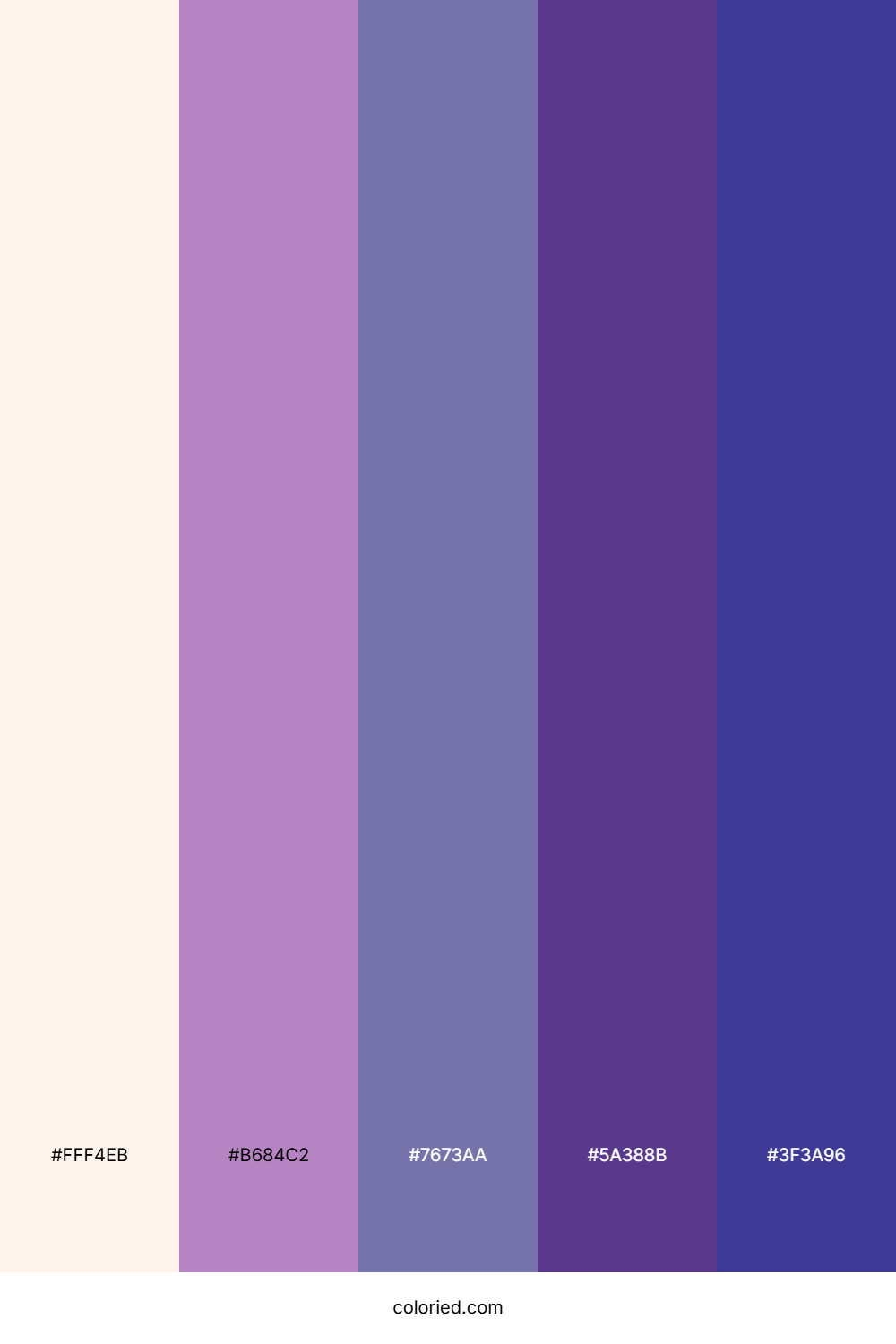 Lavender Petal Sky Color Palette
