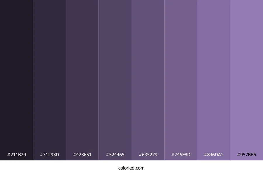 Lavender Purple Shades