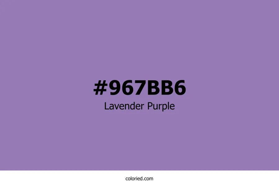 Lavender Purple Color Hex Code