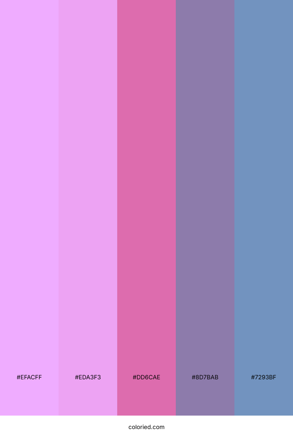 Lavender Rose Mist Color Palette