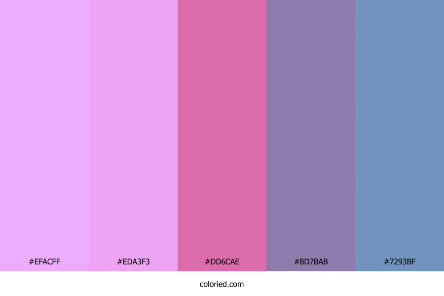 Lavender Rose Mist Color Palette