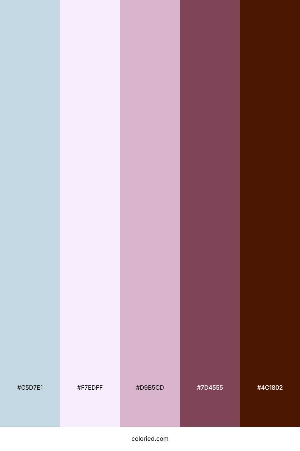 Lavender Rosewood Whisper Color Palette