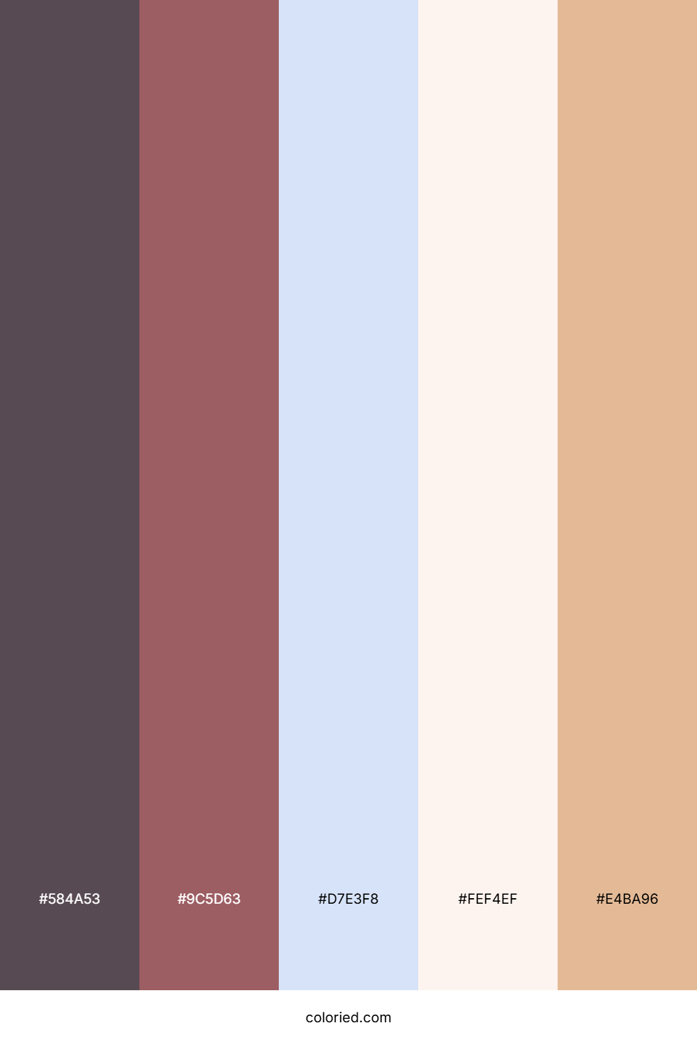 Lavender Sky Drift Color Palette