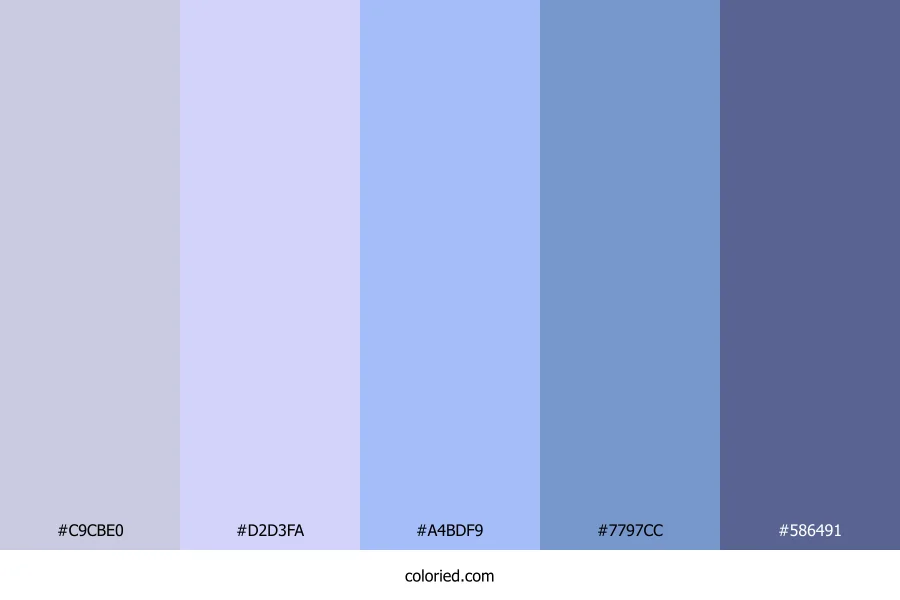 Lavender Sky Horizon Color Palette