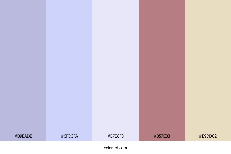 Lavender Sunset Glow Color Palette