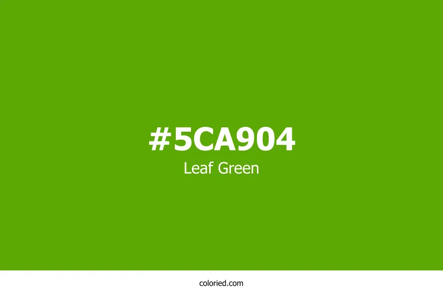 Leaf Green Color Hex Code