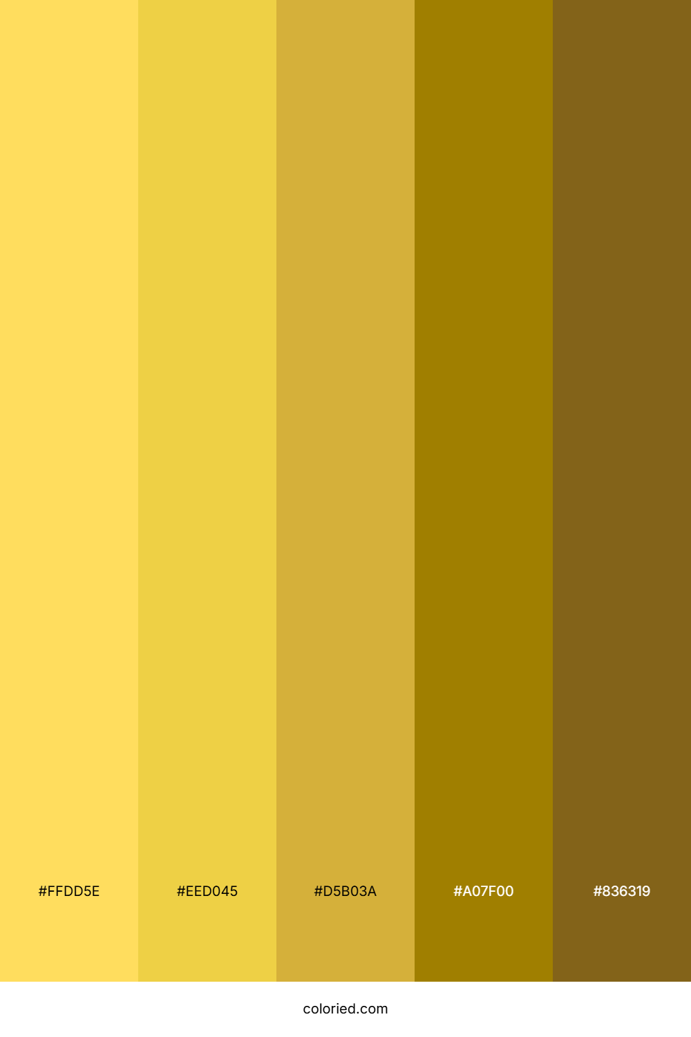 Lemon And Goldenrod Color Palette