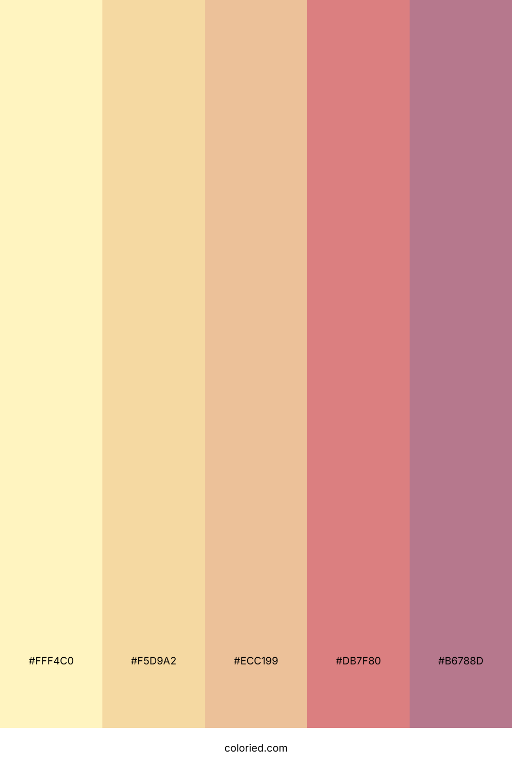 Lemon And Rose Color Palette