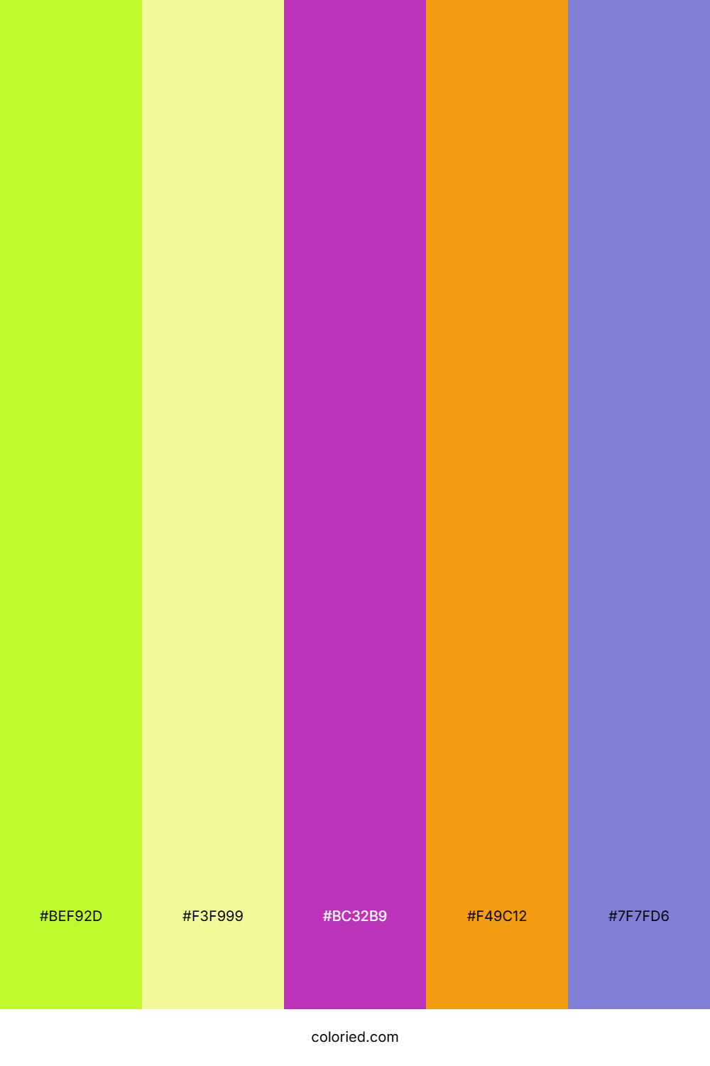 Lemon Berry Pop Color Palette