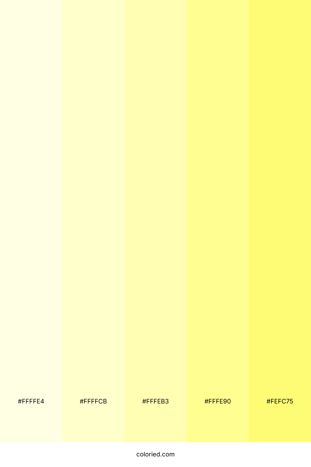 Lemon Chiffon and Butter Color Palette