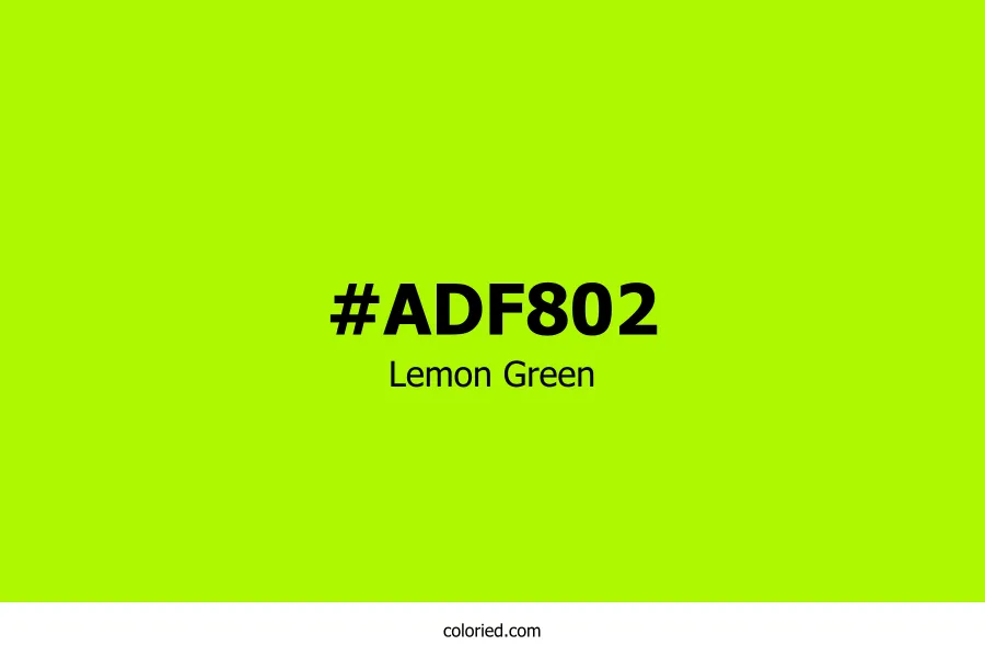 Lemon Green Color