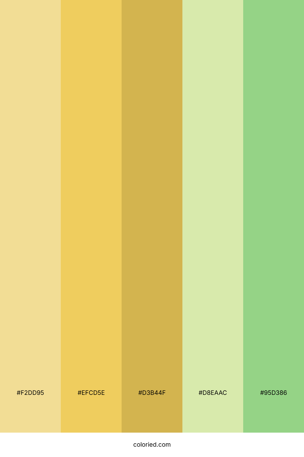 Lemon Honey Meadow Color Palette