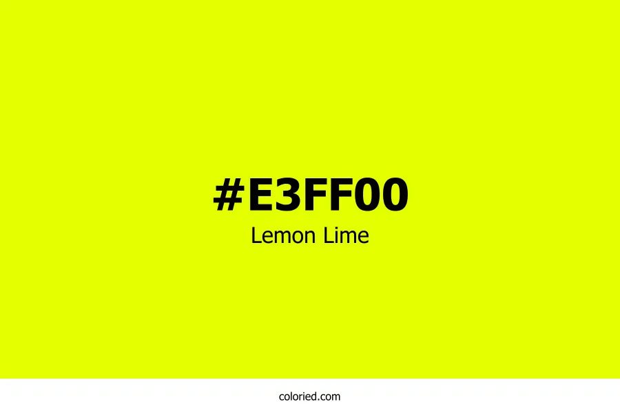 Lemon Lime Color