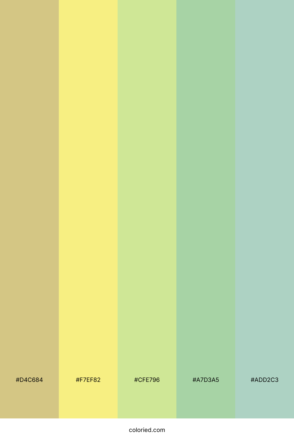 Lemon Mint Sorbet Color Palette