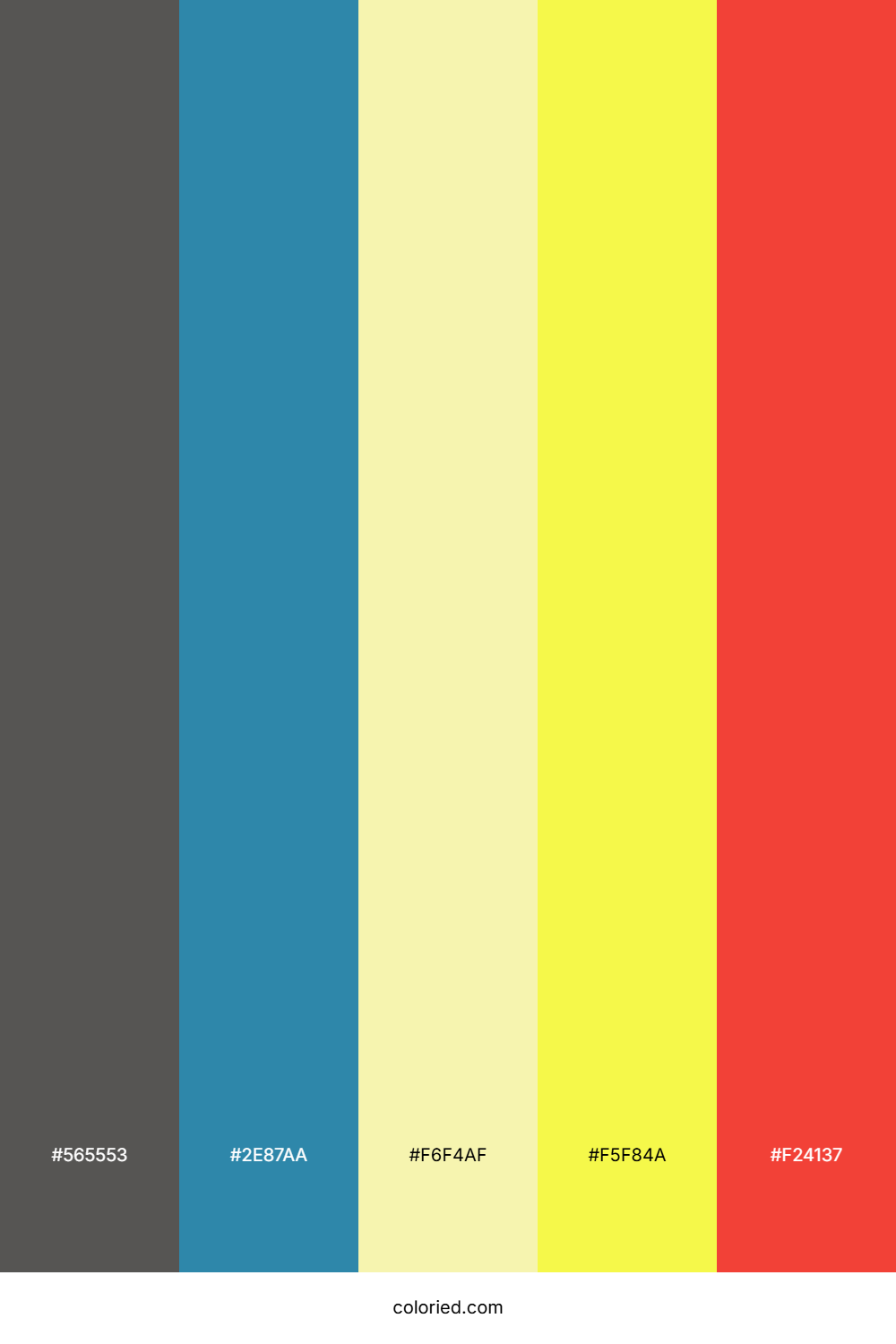 Lemon Sky Spark Color Palette