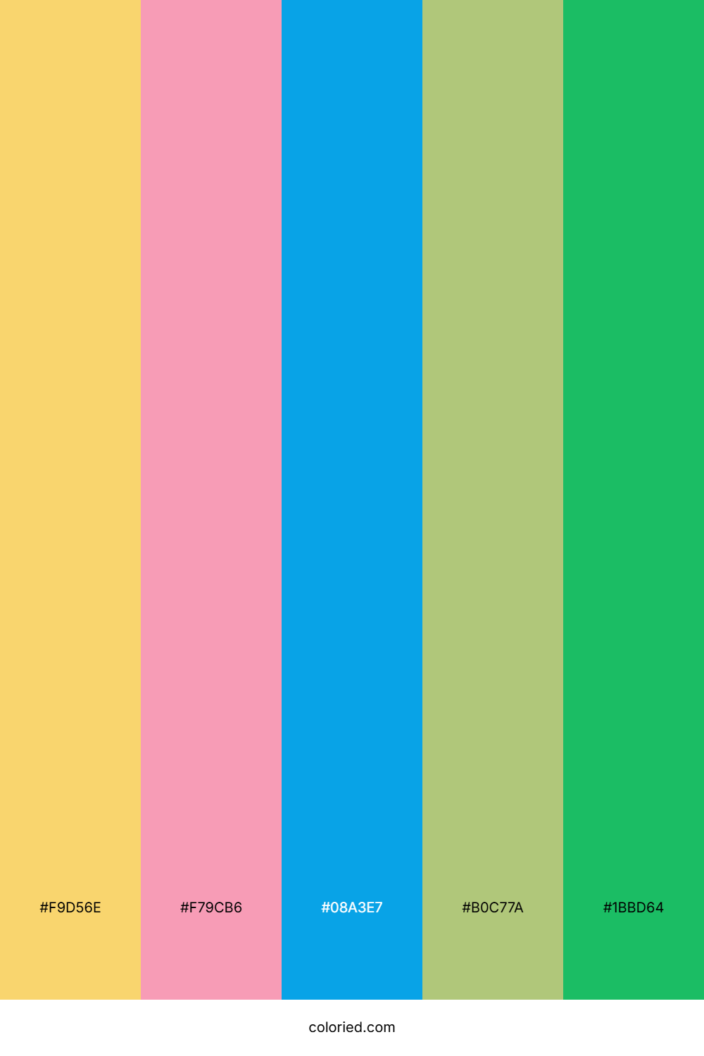 Lemon Strawberry Sky Color Palette