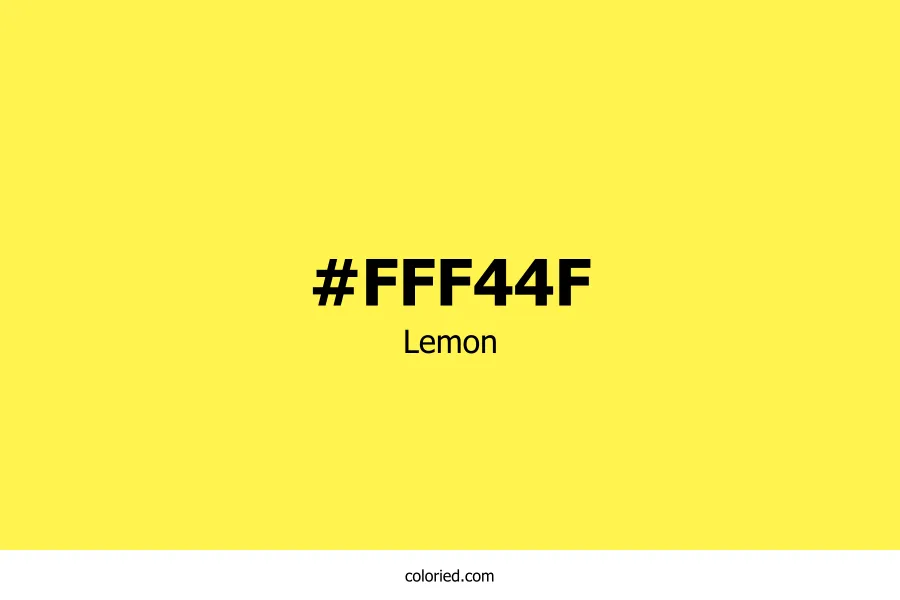 Lemon Color Hex Code