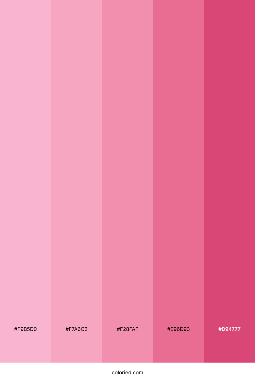 Light and Dark Pink Color Palette