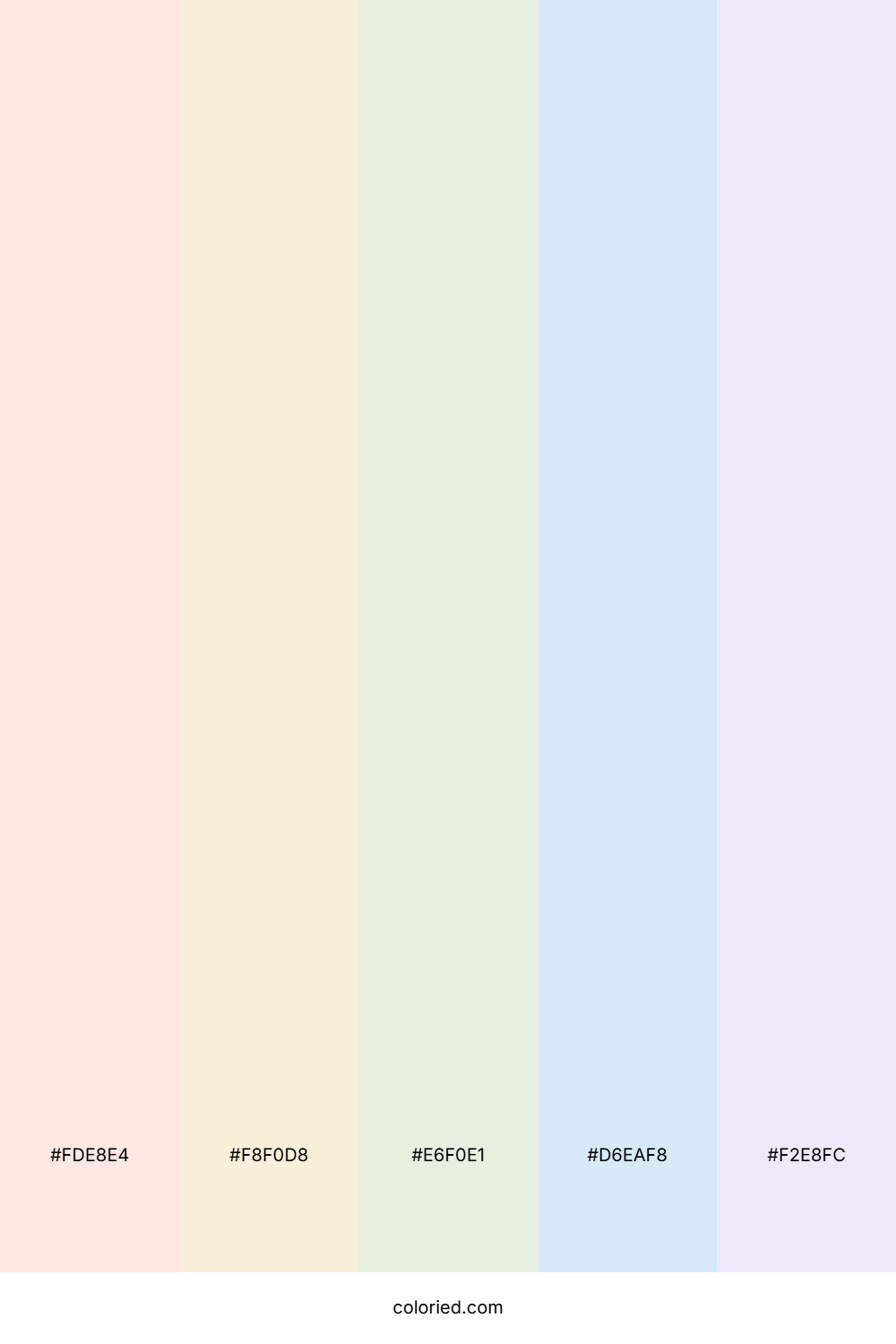 Light and Pale Color Palette