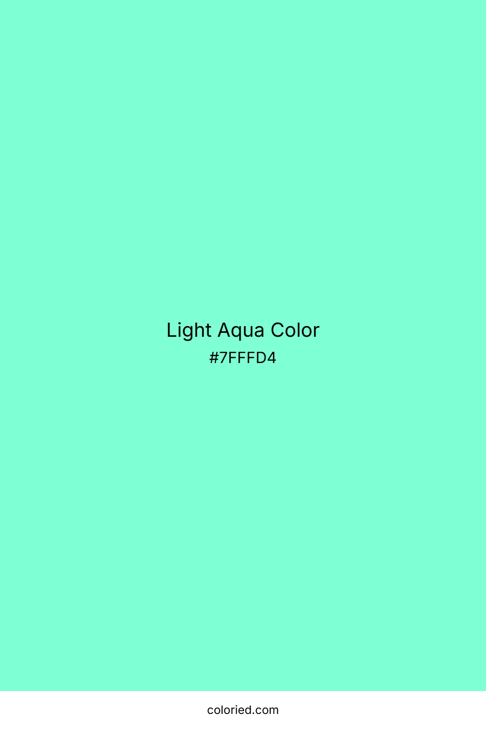 Light Aqua Color