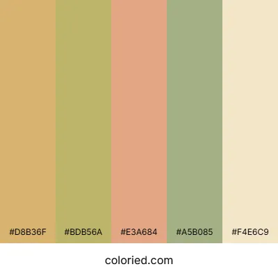 Light Autumn Color Palette