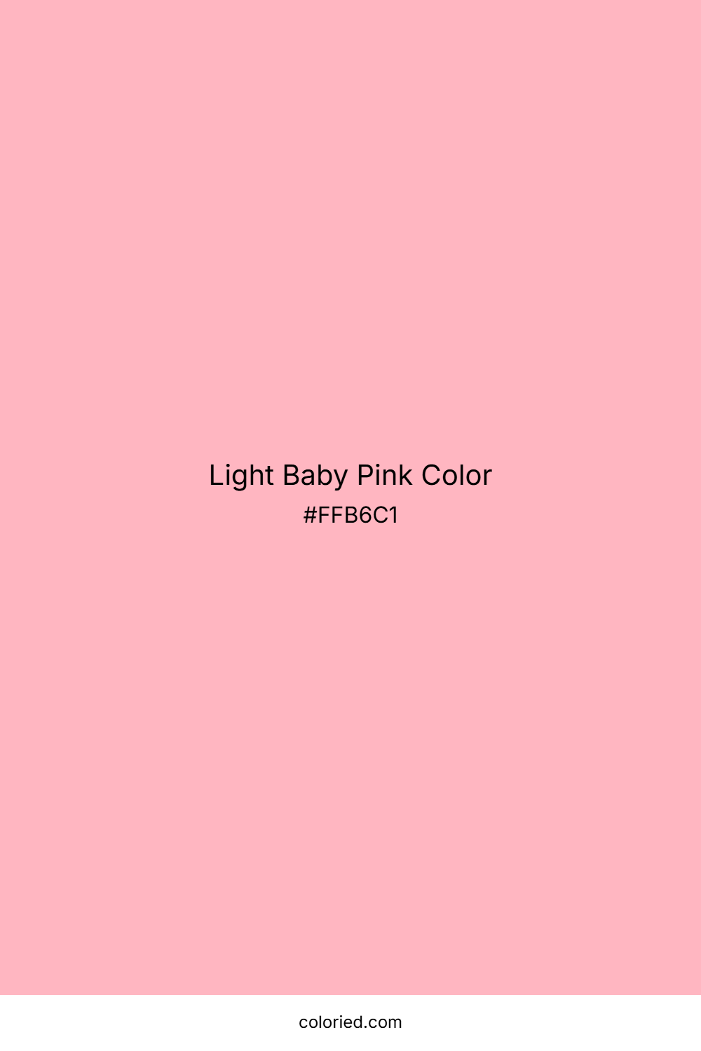 Light Baby Pink Color