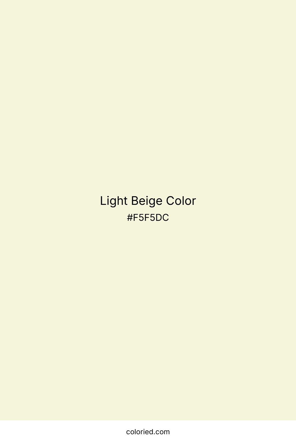 Light Beige Color