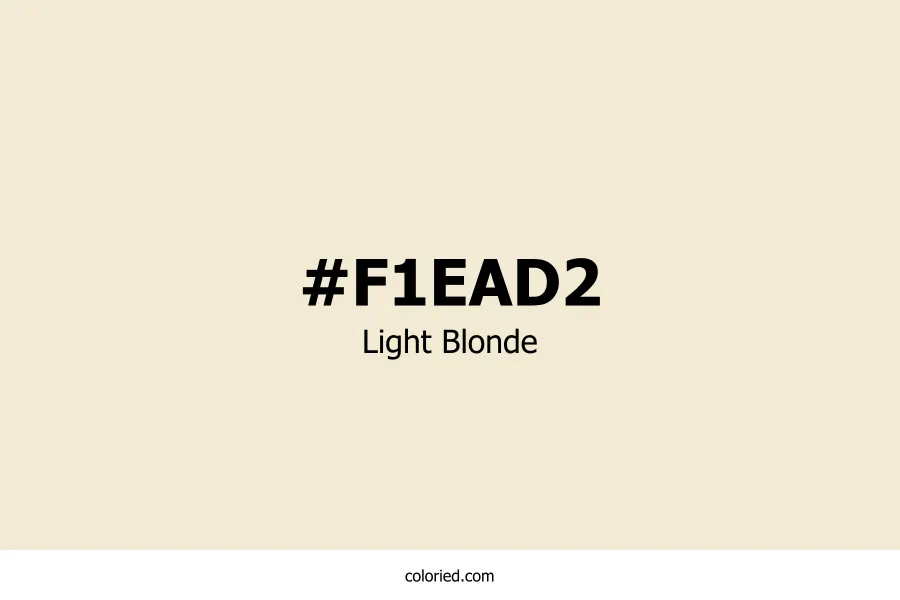 Light Blonde Color