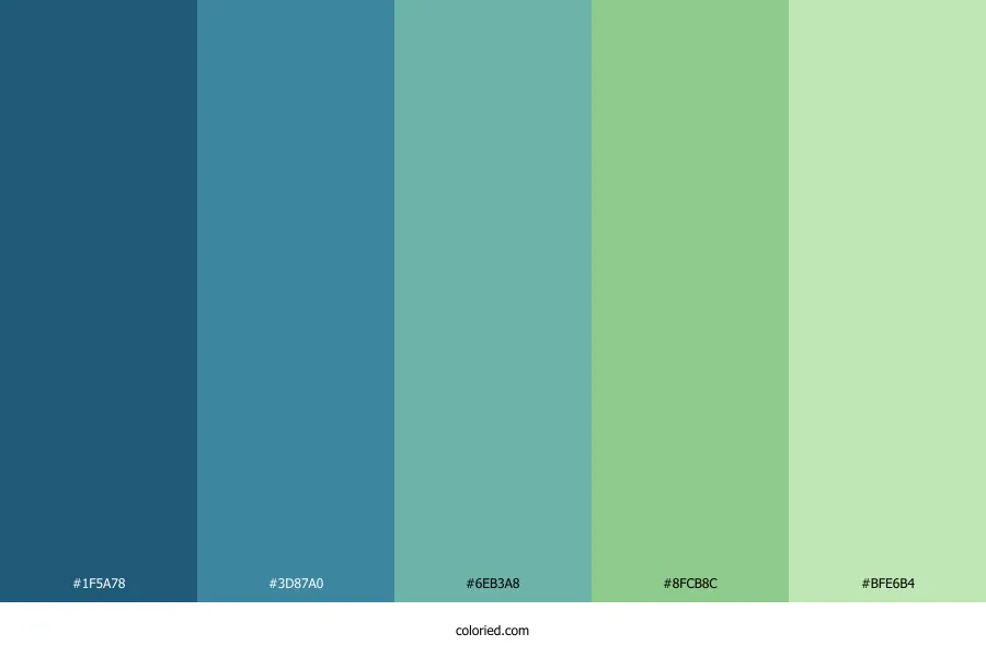 Light Blue Green Color Palette