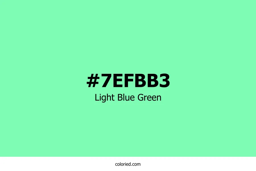 Light Blue Green Color