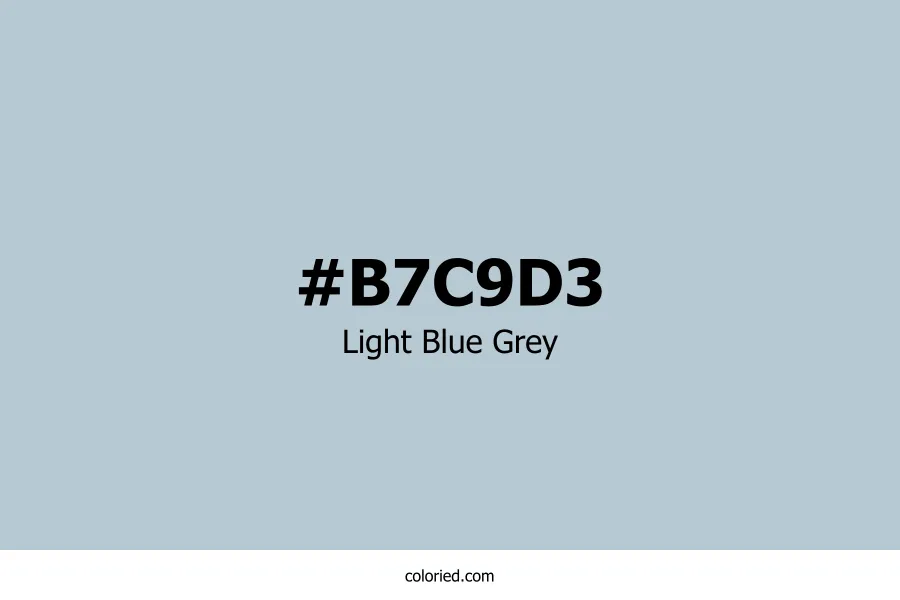 Light Blue Grey Color Hex Code