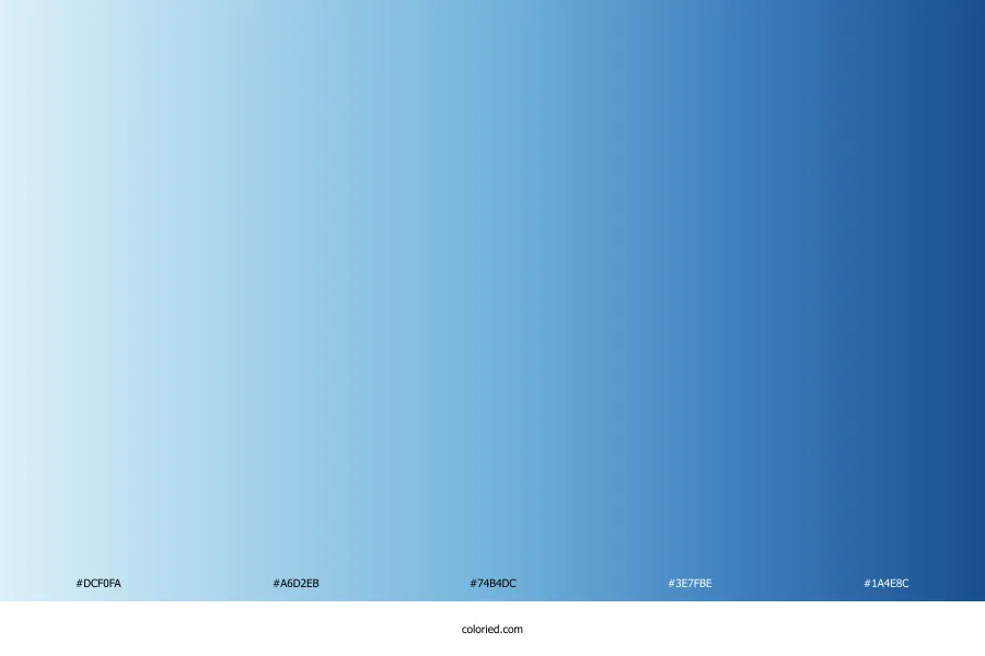Light Blue to Blue Gradient