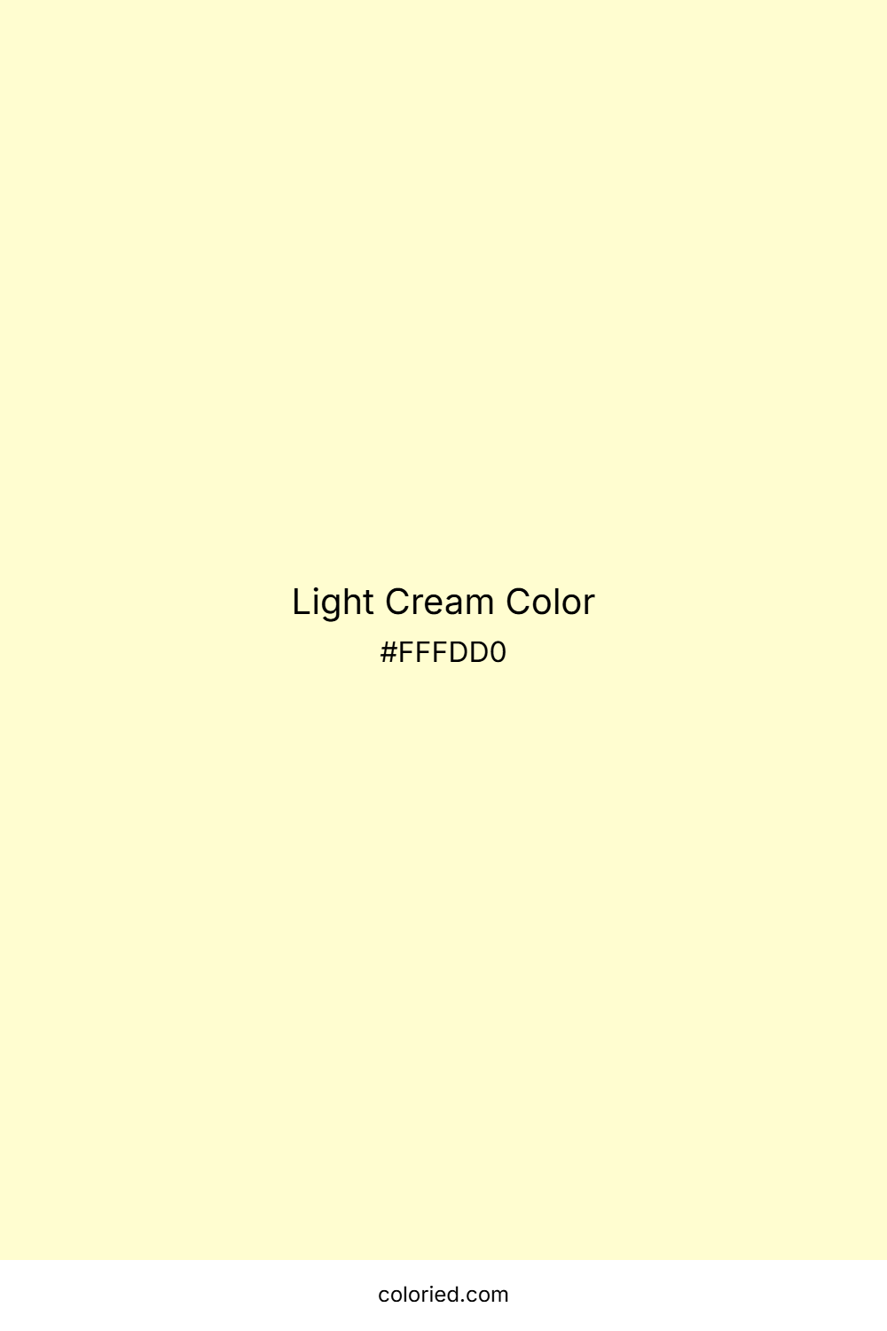 Light Cream Color