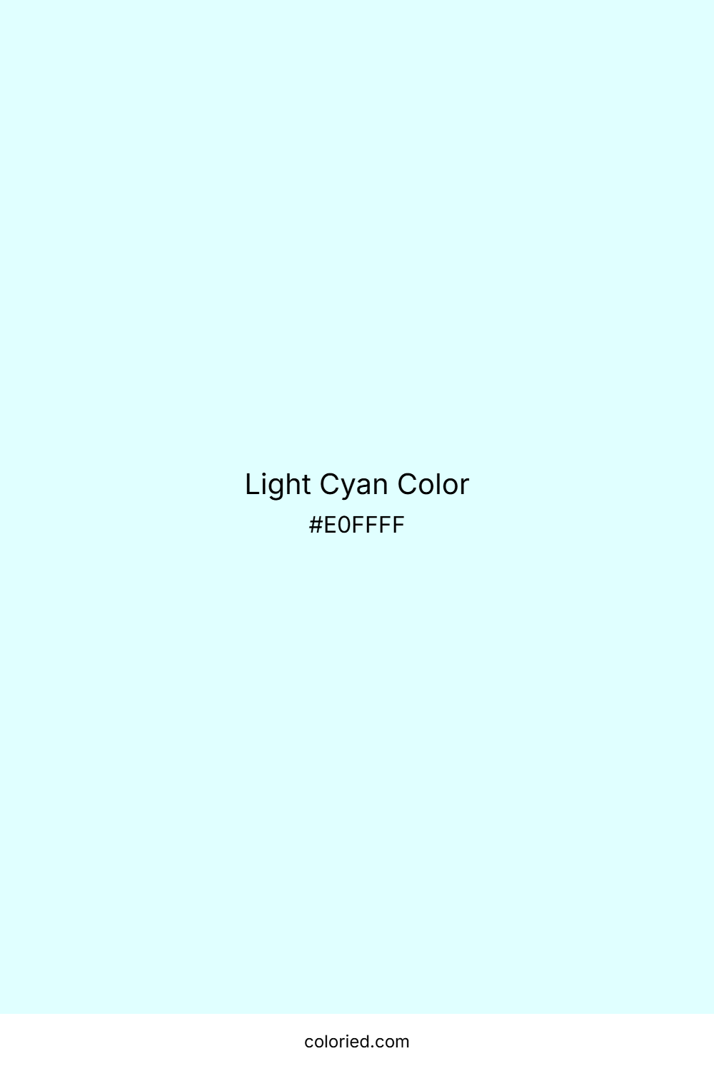 Light Cyan Color
