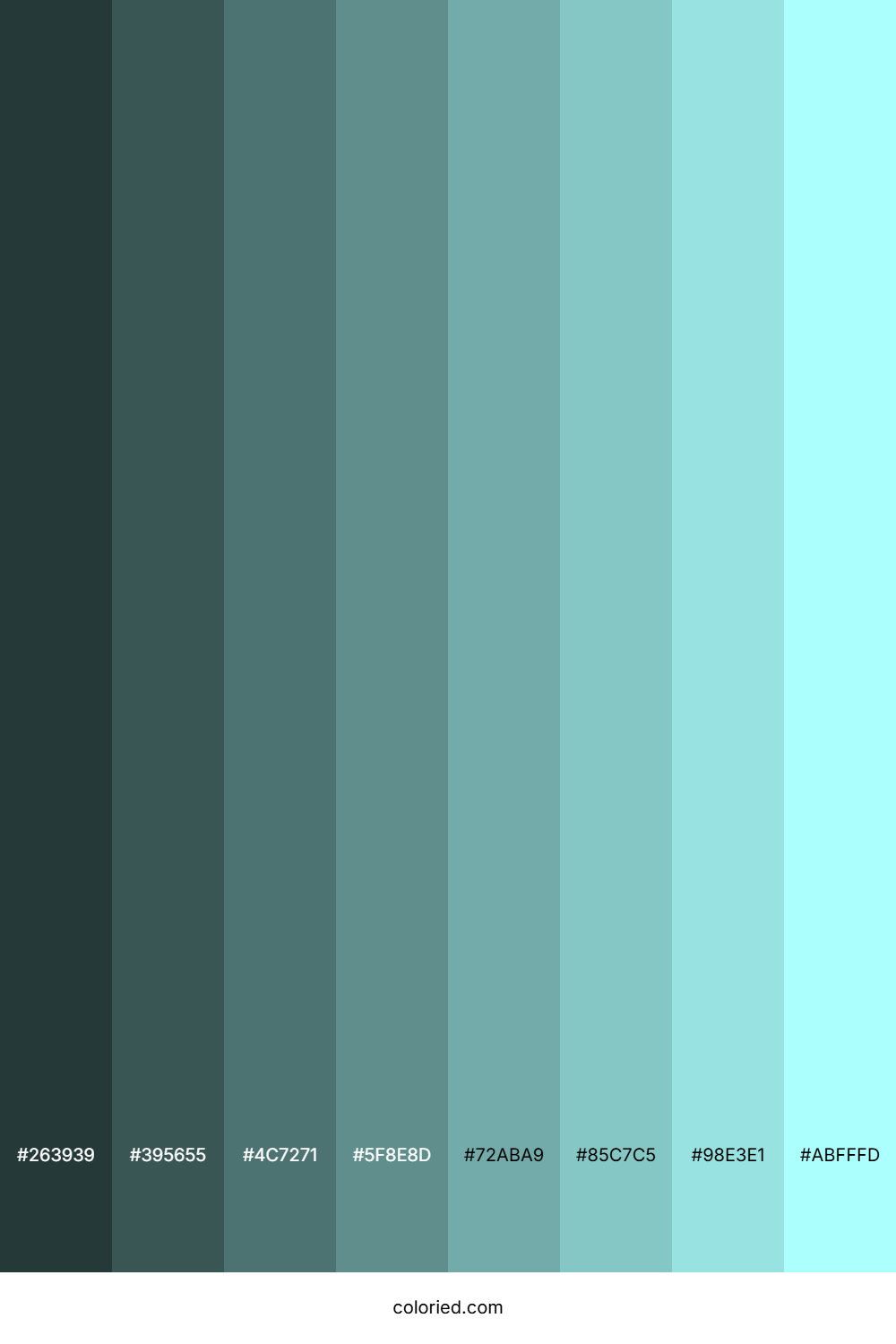 Light Cyan Shades