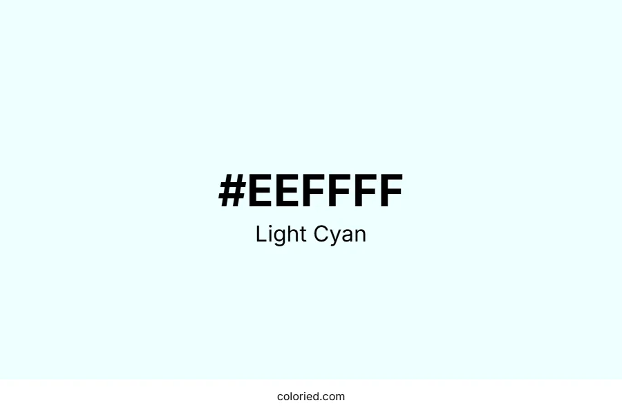 Light Cyan Color Hex Code