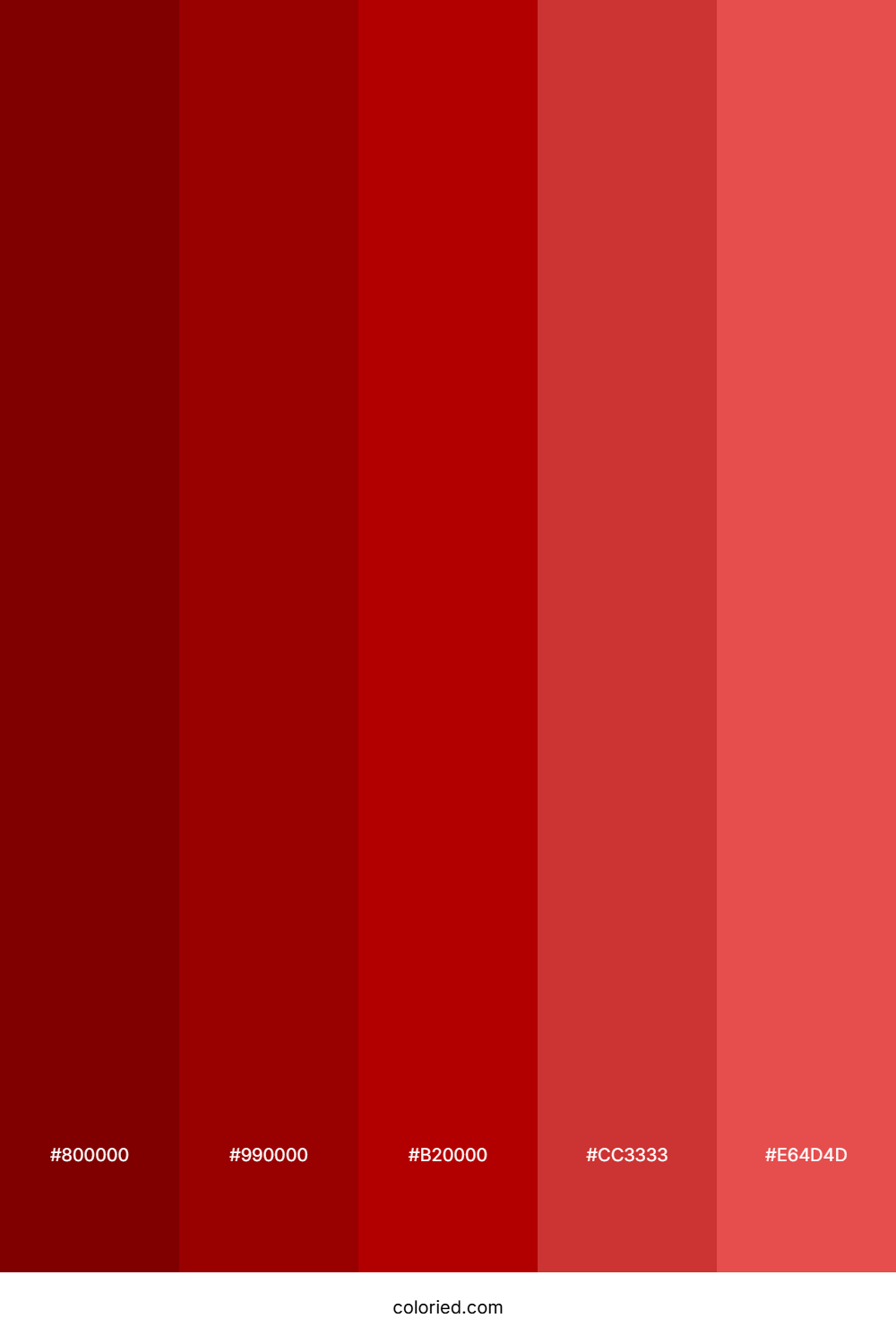 Light Dark Maroon Color Palette