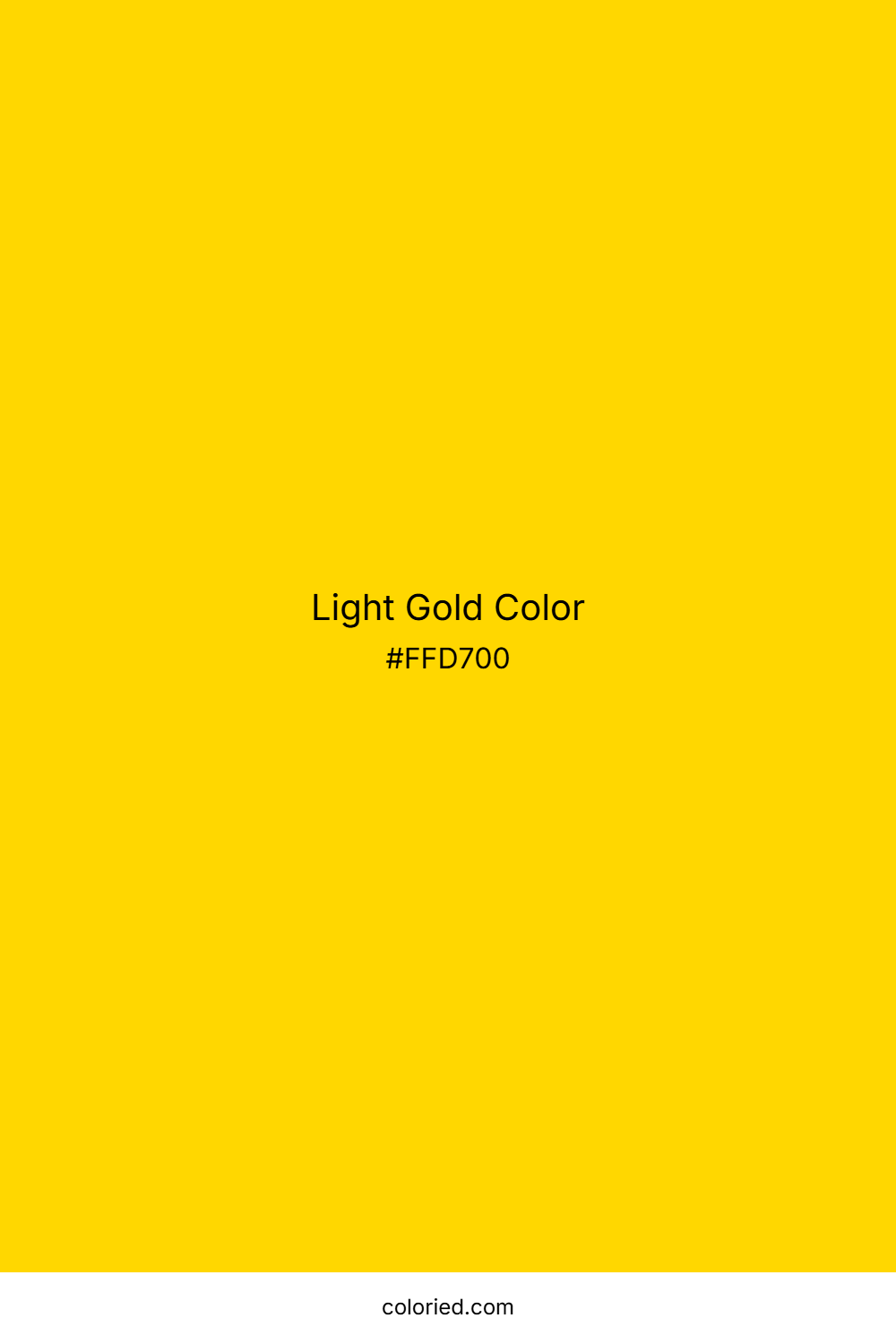 Light Gold Color