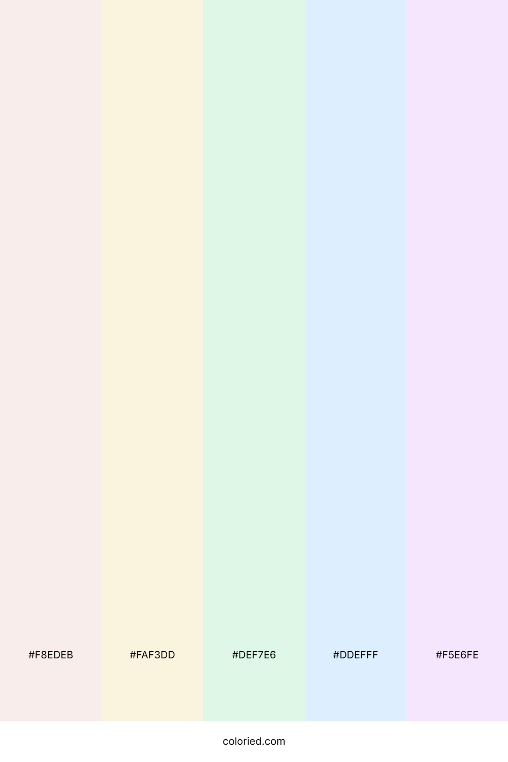 Light Gradient Color Palette