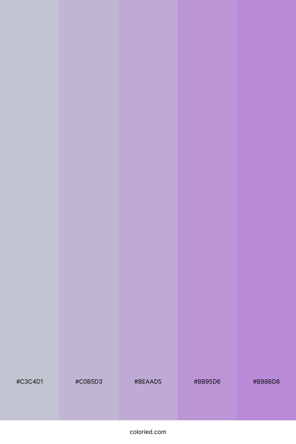 Light Gray and Soft Purple Color Palette
