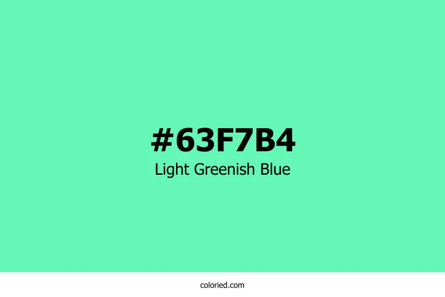 Light Greenish Blue Color