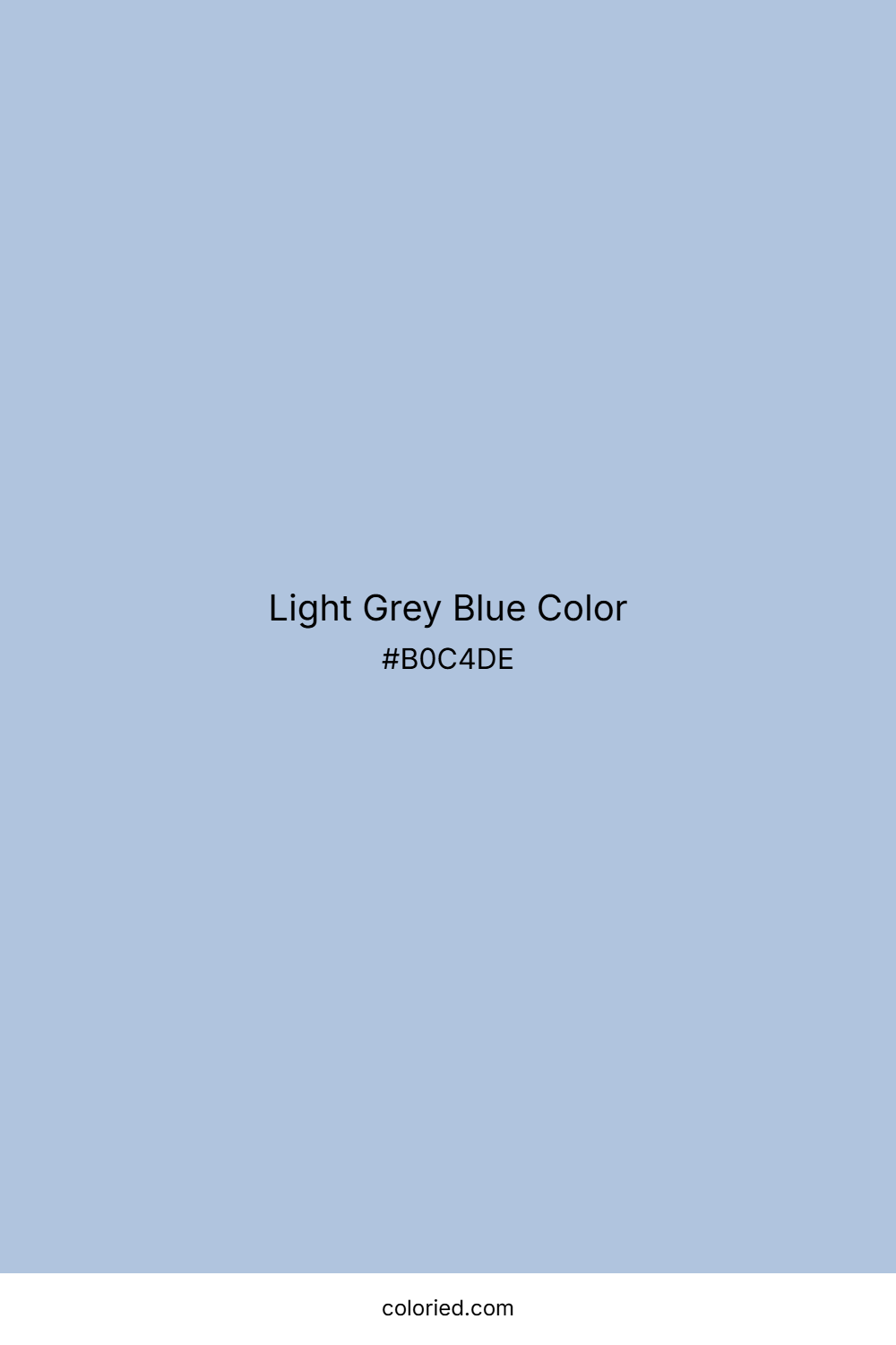 Light Grey Blue Color