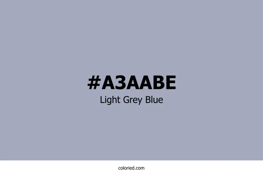 Light Grey Blue Color