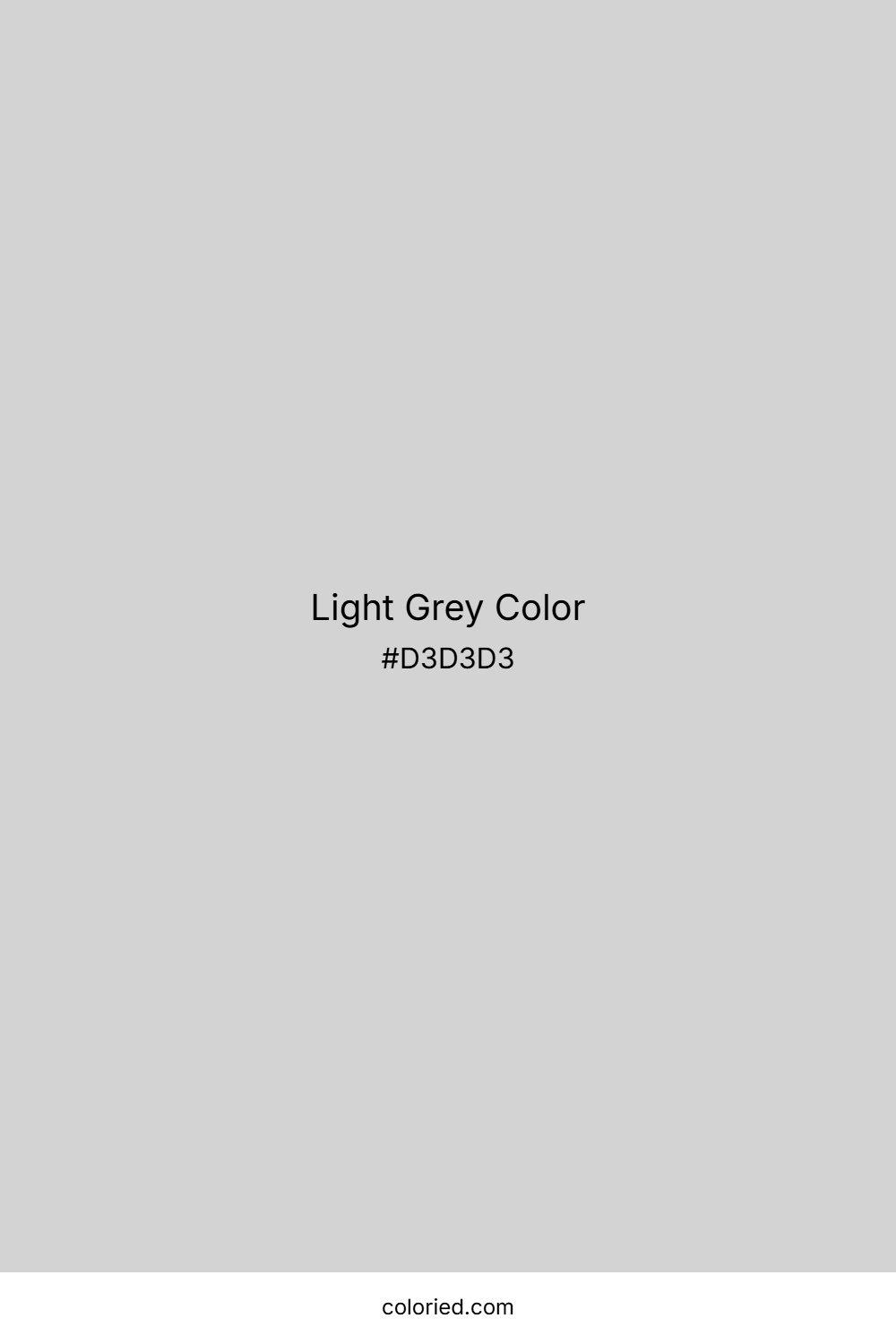Light Grey Color