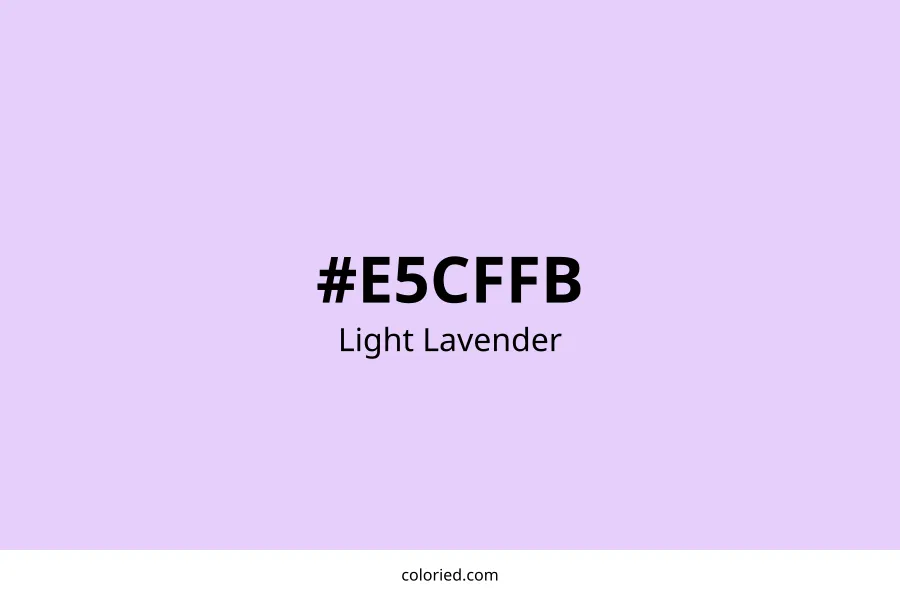 Light Lavender Color