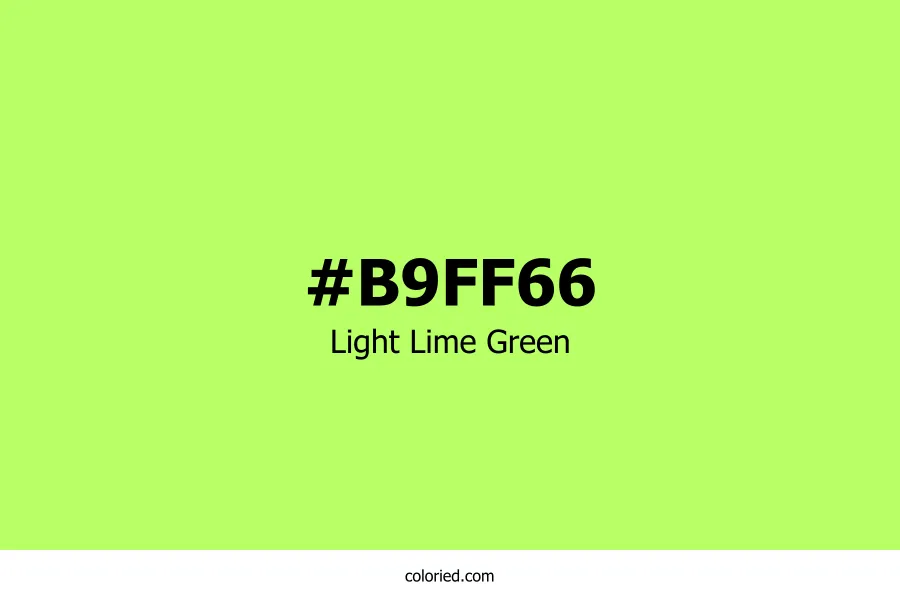 Light Lime Green Color Hex Code