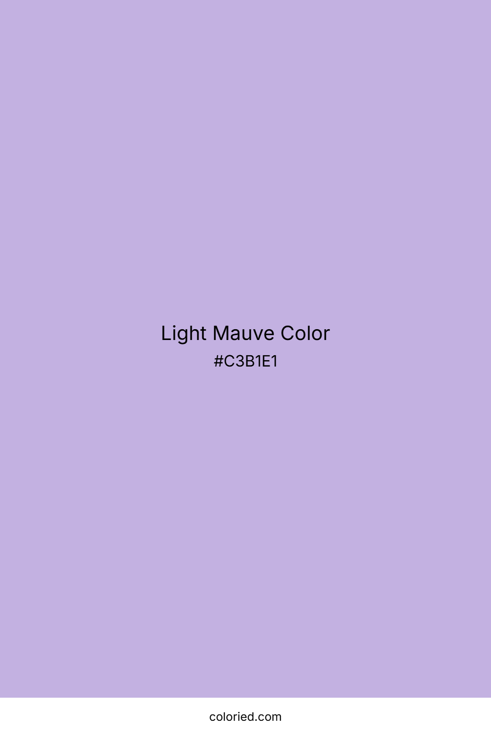 Light Mauve Color