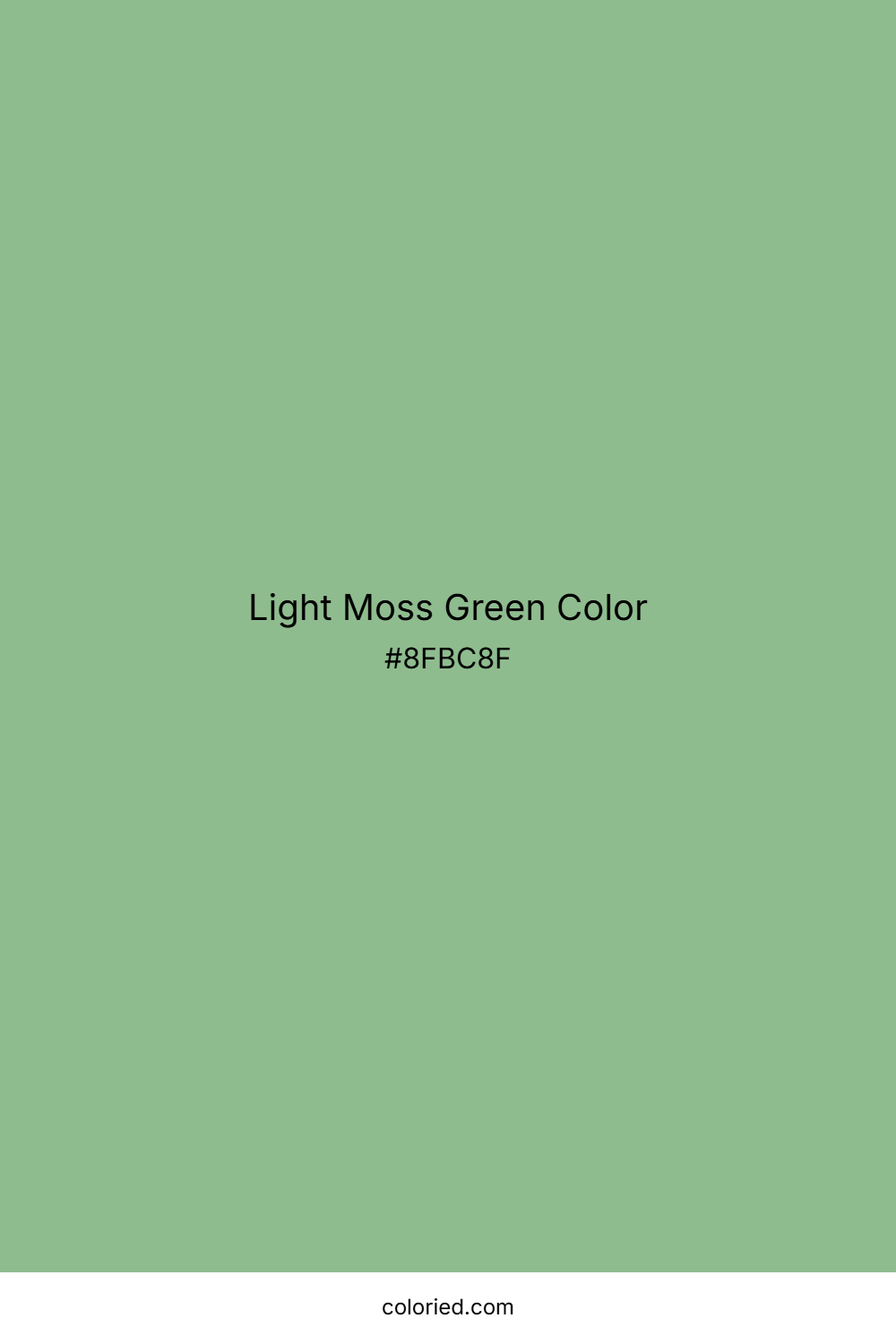 Light Moss Green Color