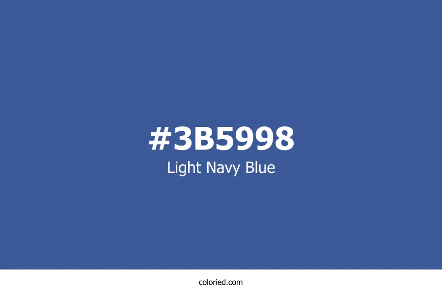 Light Navy Blue Color Hex Code