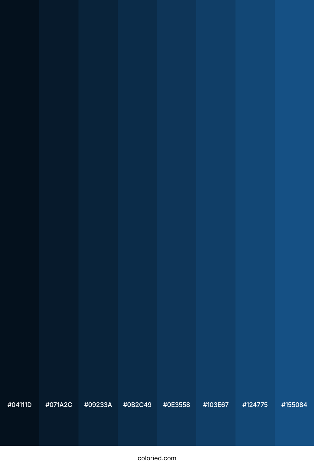 Light Navy Color Shades